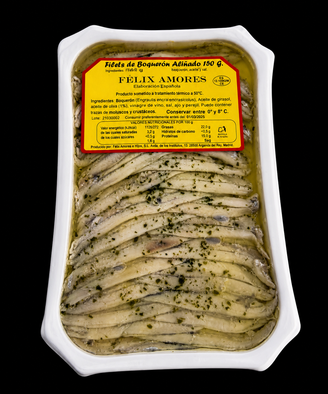 Boquerón aliñado 150gr
